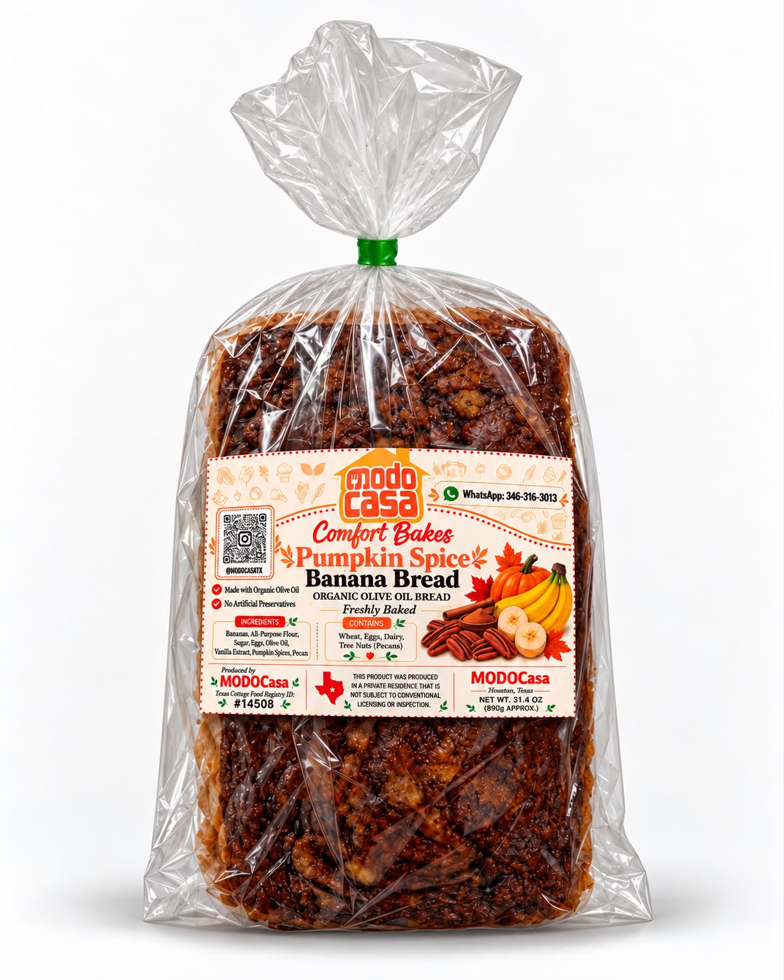 Pumpkin Spice Banana Bread — Comfort Bakes by MODOCasa